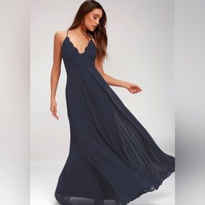 Lulus Navy Bridesmaid Dress